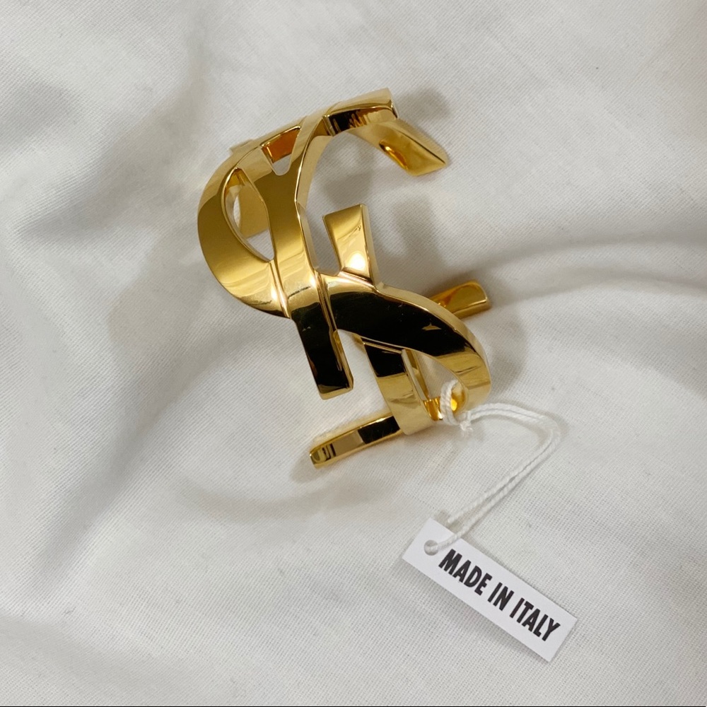 YSL Monogram Cuff Bracelet